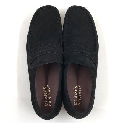 【中古品】【メンズ】 CLARKS クラークス WALLABEE LOAFERS 61577835 ワラビーローファー シューズ 靴 164-260705-hn-06-fur サイズ：US11(28.0cm相当) カラー：ブラック 万代Net店