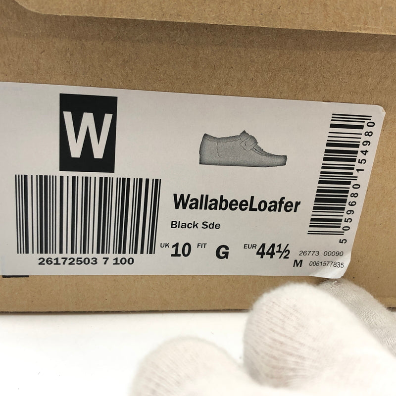 【中古品】【メンズ】 CLARKS クラークス WALLABEE LOAFERS 61577835 ワラビーローファー シューズ 靴 164-260705-hn-06-fur サイズ：US11(28.0cm相当) カラー：ブラック 万代Net店