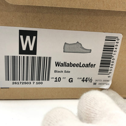 【中古品】【メンズ】 CLARKS クラークス WALLABEE LOAFERS 61577835 ワラビーローファー シューズ 靴 164-260705-hn-06-fur サイズ：US11(28.0cm相当) カラー：ブラック 万代Net店
