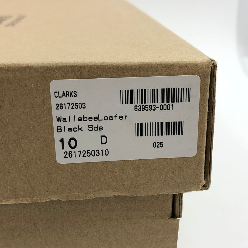 【中古品】【メンズ】 CLARKS クラークス WALLABEE LOAFERS 61577835 ワラビーローファー シューズ 靴 164-260705-hn-06-fur サイズ：US11(28.0cm相当) カラー：ブラック 万代Net店