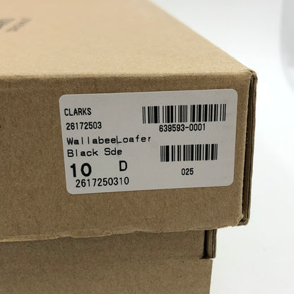 【中古品】【メンズ】 CLARKS クラークス WALLABEE LOAFERS 61577835 ワラビーローファー シューズ 靴 164-260705-hn-06-fur サイズ：US11(28.0cm相当) カラー：ブラック 万代Net店