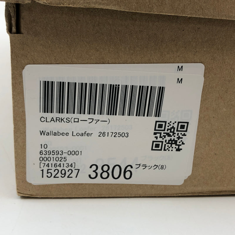 【中古品】【メンズ】 CLARKS クラークス WALLABEE LOAFERS 61577835 ワラビーローファー シューズ 靴 164-260705-hn-06-fur サイズ：US11(28.0cm相当) カラー：ブラック 万代Net店