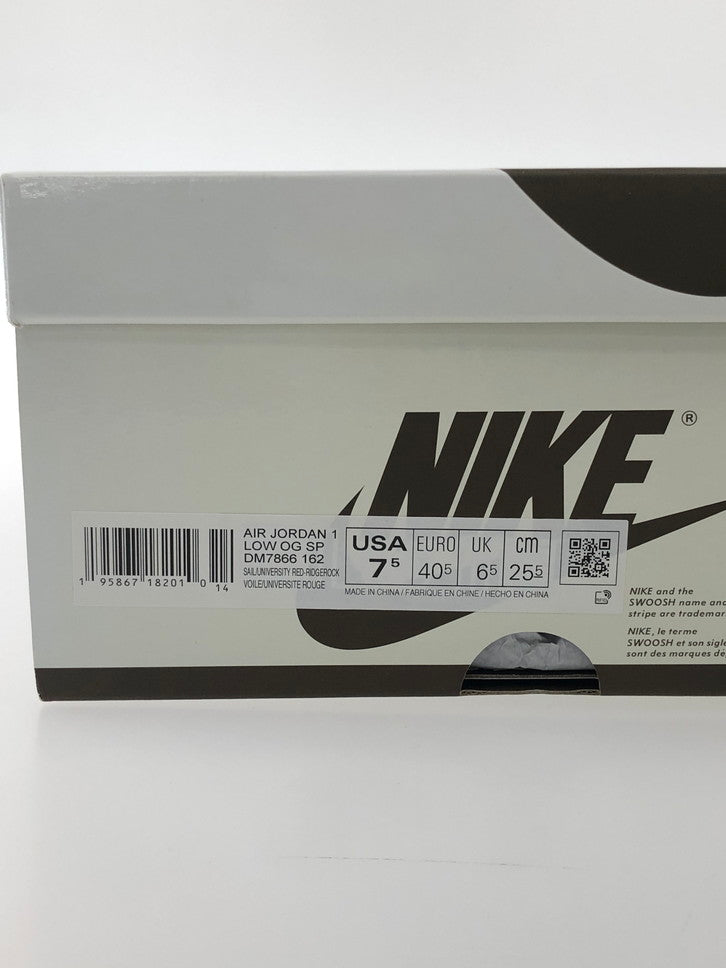 【中古美品】【メンズ】 NIKE ナイキ TRAVIS SCOTT × NIKE トラヴィス スコット ナイキ DM7866-162 AIR JORDAN 1 LOW エアジョーダン1 ロー OG SP REVERSE MOCHA SAIL AND RIDGEROCK 靴 シューズ スニーカー 160-241210-OR-05-iwa サイズ：25.5cm 万代Net店