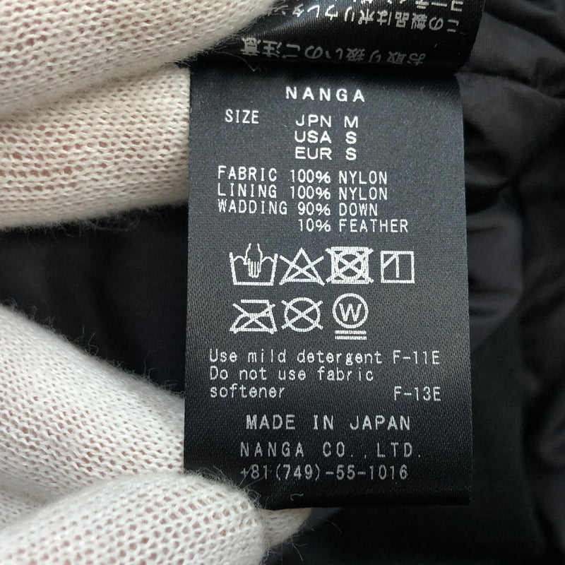 【中古品】【メンズ】 NANGA ナンガ AURORA TEX DOWN JACKET IBUKI 23A4C000021 オーロラテックス ダウンジャケット イブキ アウター 144-260926-hn-06-fur サイズ：M カラー：ブラック 万代Net店