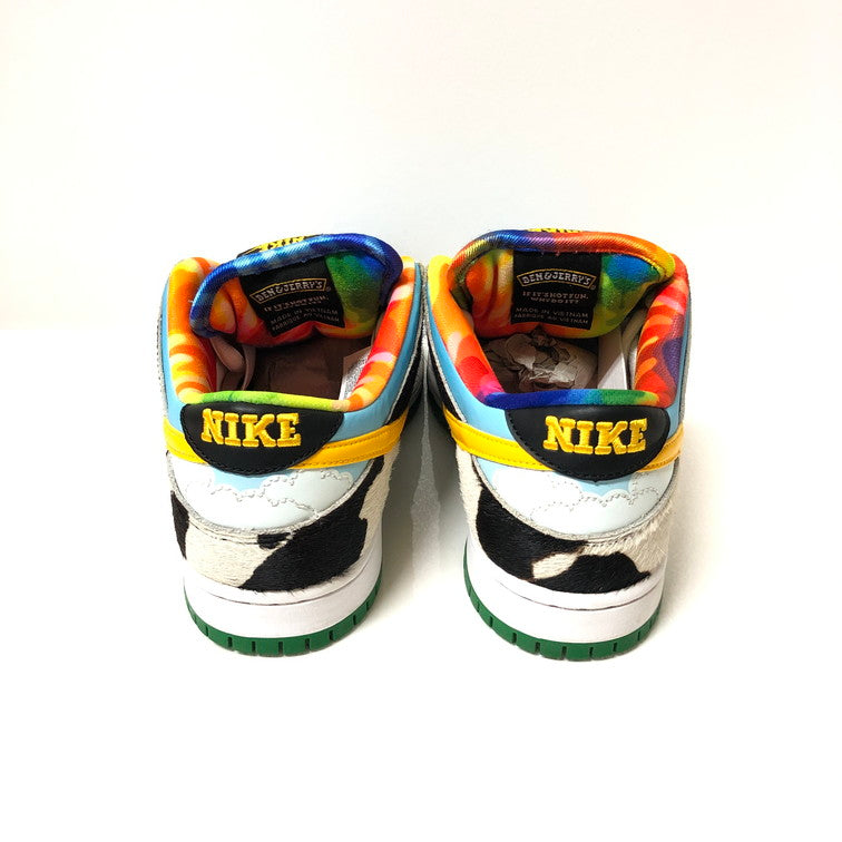 【中古品】【メンズ】 NIKE SB ナイキエスビー NIKE×BEN&JERRY'S CU3244-100 SB DUNK LOW ”CHUNKY DUNKY" 160-240906-SU-4-tom 万代Net店