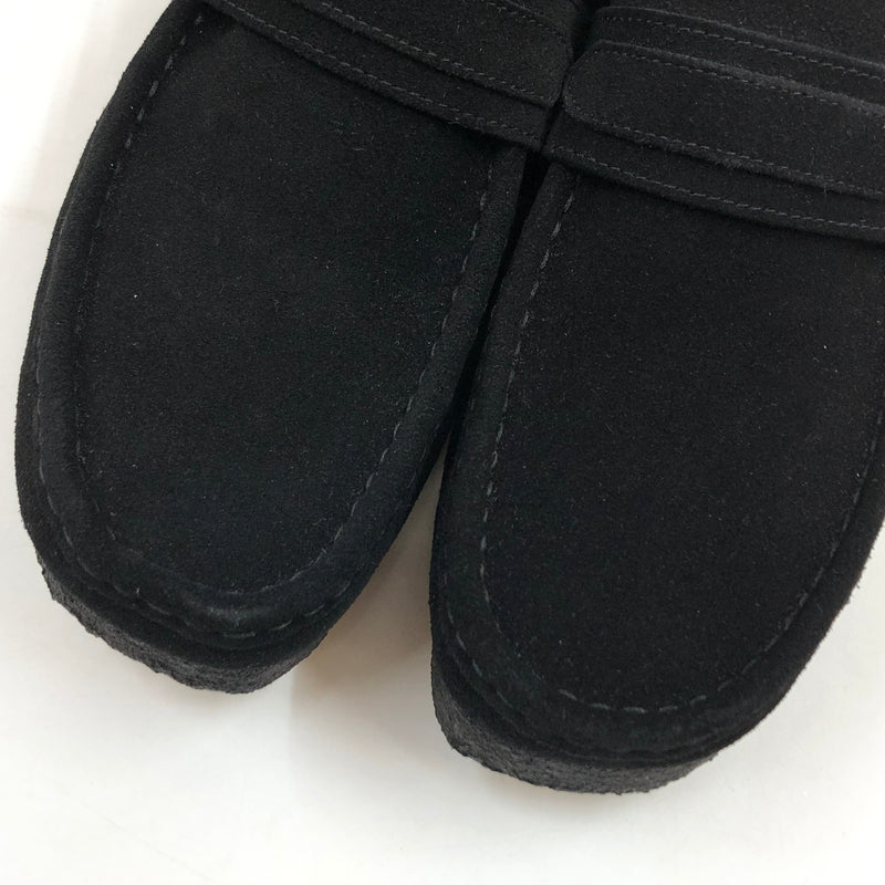 【中古品】【メンズ】 CLARKS クラークス WALLABEE LOAFERS 61577835 ワラビーローファー シューズ 靴 164-260705-hn-06-fur サイズ：US11(28.0cm相当) カラー：ブラック 万代Net店