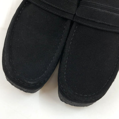 【中古品】【メンズ】 CLARKS クラークス WALLABEE LOAFERS 61577835 ワラビーローファー シューズ 靴 164-260705-hn-06-fur サイズ：US11(28.0cm相当) カラー：ブラック 万代Net店