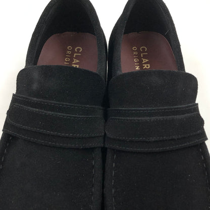 【中古品】【メンズ】 CLARKS クラークス WALLABEE LOAFERS 61577835 ワラビーローファー シューズ 靴 164-260705-hn-06-fur サイズ：US11(28.0cm相当) カラー：ブラック 万代Net店