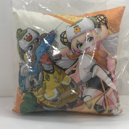 【中古美品】 カプコン モンスターハンターワイルズ ホロライブ スクエアクッション 桃鈴ねね 053-260406-yk-01-tag 万代Net店