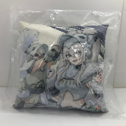 【中古美品】 カプコン モンスターハンターワイルズ ホロライブ スクエアクッション 獅白ぼたん 053-260406-yk-03-tag 万代Net店