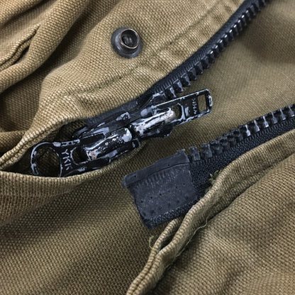 【中古品】【メンズ】 WOOLRICH ウールリッチ 80's HUNTING COAT 1650-113 VINTAGE 80年代 ハンティング コート アウター ヴィンテージ 144-251103-yo-13-tei サイズ：L カラー：カーキ 万代Net店