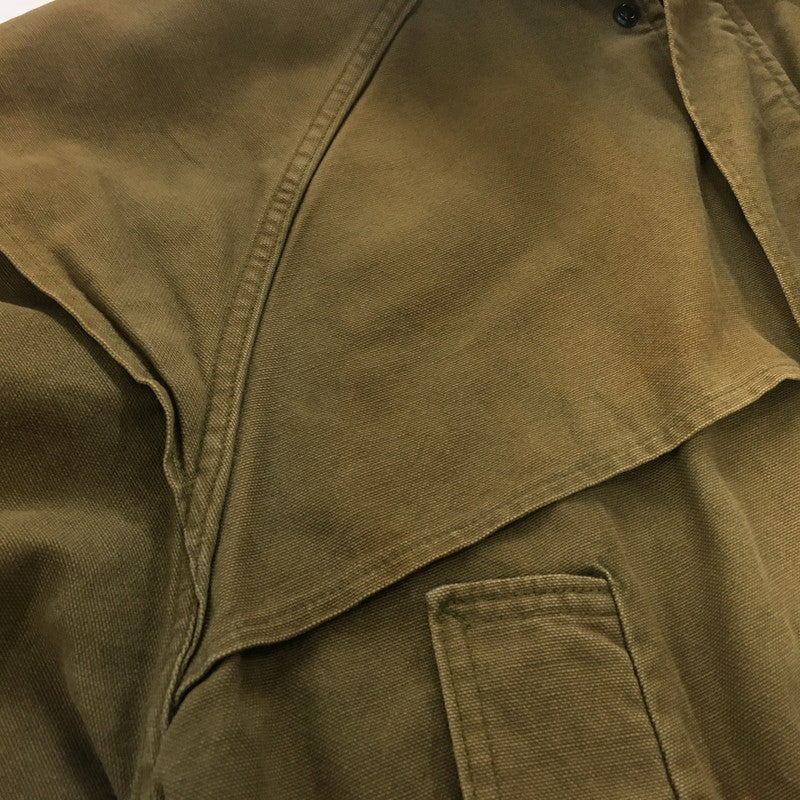 【中古品】【メンズ】 WOOLRICH ウールリッチ 80's HUNTING COAT 1650-113 VINTAGE 80年代 ハンティング コート アウター ヴィンテージ 144-251103-yo-13-tei サイズ：L カラー：カーキ 万代Net店