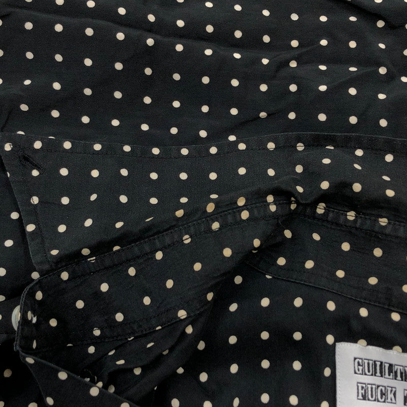 【現状渡し品】【メンズ】 WACKO MARIA ワコマリア DOTS HAWAIIAN SHIRT 13AW-DOTS-02 ドットハワイアンシャツ カジュアルシャツ 長袖 トップス 142-251108-hn-07-fur サイズ：S カラー：ネイビー系 万代Net店