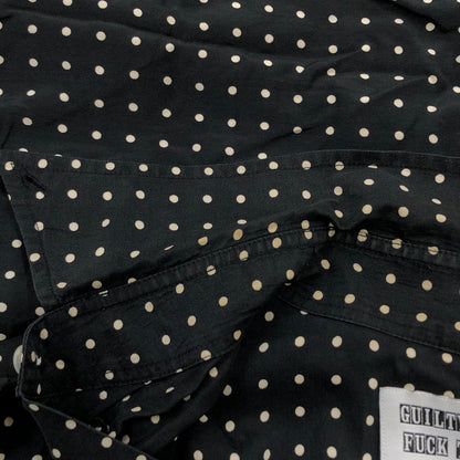 【現状渡し品】【メンズ】 WACKO MARIA ワコマリア DOTS HAWAIIAN SHIRT 13AW-DOTS-02 ドットハワイアンシャツ カジュアルシャツ 長袖 トップス 142-251108-hn-07-fur サイズ：S カラー：ネイビー系 万代Net店