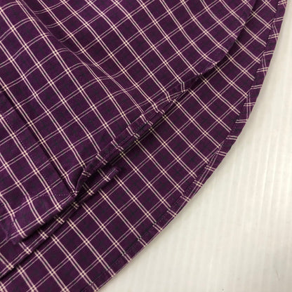 【中古品】【メンズ】 POLO RALPH LAUREN ポロ・ラルフローレン CHECK SHIRT チェックシャツ 長袖 トップス 147-240308-yo-6-tei サイズ：L カラー：パープル 万代Net店