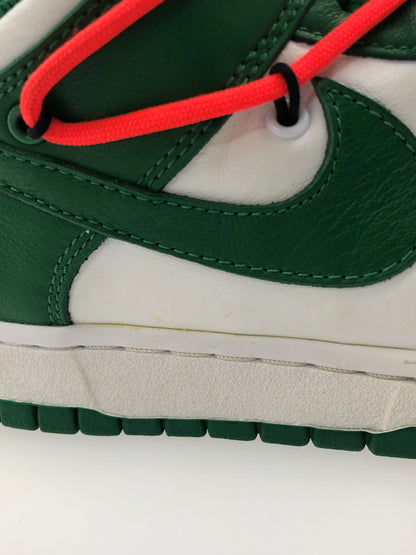 【中古品】【メンズ】 NIKE ナイキ OFF-WHITE × NIKE  ナイキ オフホワイト CT0856-100 DUNK LOW LTHR WHITE PINE GREEN ダンク ロー 靴 シューズ スニーカー 160-241210-OR-04-iwa サイズ：27cm カラー：グリーン/ホワイト/オレンジ系 万代Net店