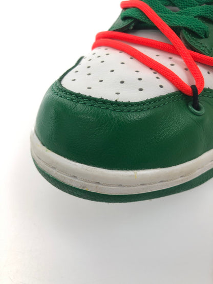 【中古品】【メンズ】 NIKE ナイキ OFF-WHITE × NIKE  ナイキ オフホワイト CT0856-100 DUNK LOW LTHR WHITE PINE GREEN ダンク ロー 靴 シューズ スニーカー 160-241210-OR-04-iwa サイズ：27cm カラー：グリーン/ホワイト/オレンジ系 万代Net店