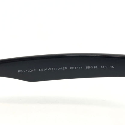 【中古品】【メンズ/レディース】 RAY-BAN レイバン NEW WAYFARER CLASSIC SUNGLASSES RB2132-F ニューウェイファーラー クラシック サングラス アイウェア アクセサリー 203-260926-hn-08-fur サイズ：55ロ18 140 カラー：ブラック 万代Net店