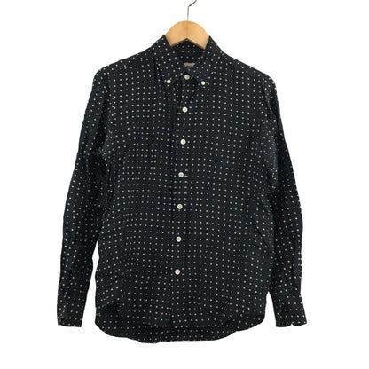 【現状渡し品】【メンズ】 WACKO MARIA ワコマリア DOTS HAWAIIAN SHIRT 13AW-DOTS-02 ドットハワイアンシャツ カジュアルシャツ 長袖 トップス 142-251108-hn-07-fur サイズ：S カラー：ネイビー系 万代Net店