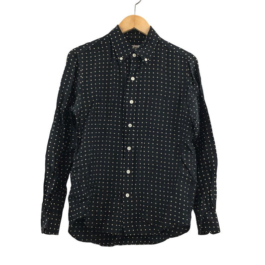 【現状渡し品】【メンズ】 WACKO MARIA ワコマリア DOTS HAWAIIAN SHIRT 13AW-DOTS-02 ドットハワイアンシャツ カジュアルシャツ 長袖 トップス 142-251108-hn-07-fur サイズ：S カラー：ネイビー系 万代Net店
