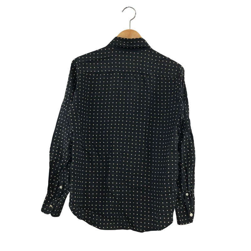 【現状渡し品】【メンズ】 WACKO MARIA ワコマリア DOTS HAWAIIAN SHIRT 13AW-DOTS-02 ドットハワイアンシャツ カジュアルシャツ 長袖 トップス 142-251108-hn-07-fur サイズ：S カラー：ネイビー系 万代Net店