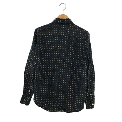 【現状渡し品】【メンズ】 WACKO MARIA ワコマリア DOTS HAWAIIAN SHIRT 13AW-DOTS-02 ドットハワイアンシャツ カジュアルシャツ 長袖 トップス 142-251108-hn-07-fur サイズ：S カラー：ネイビー系 万代Net店