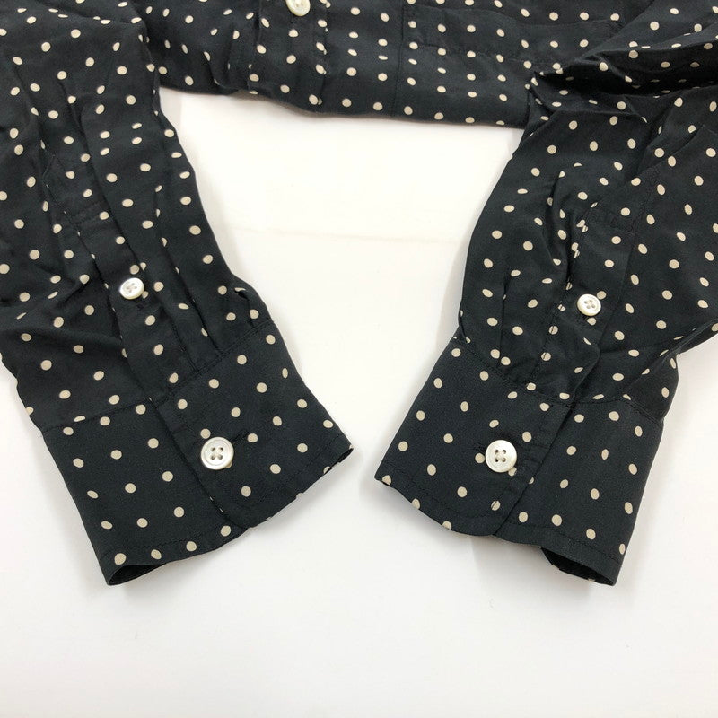 【現状渡し品】【メンズ】 WACKO MARIA ワコマリア DOTS HAWAIIAN SHIRT 13AW-DOTS-02 ドットハワイアンシャツ カジュアルシャツ 長袖 トップス 142-251108-hn-07-fur サイズ：S カラー：ネイビー系 万代Net店