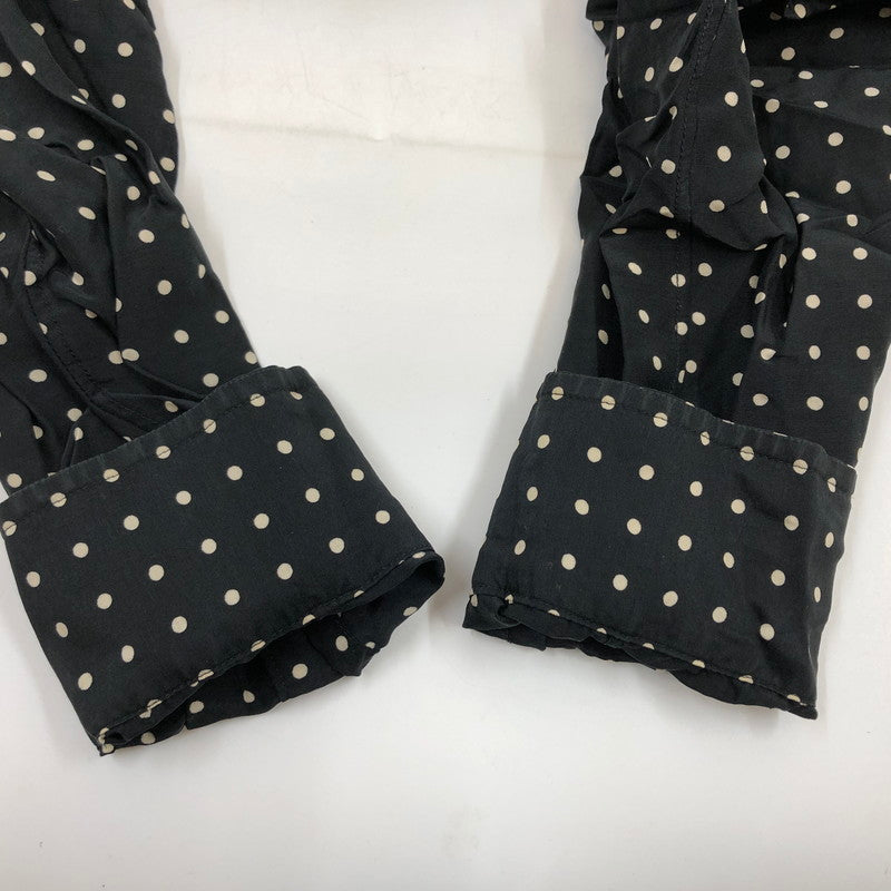 【現状渡し品】【メンズ】 WACKO MARIA ワコマリア DOTS HAWAIIAN SHIRT 13AW-DOTS-02 ドットハワイアンシャツ カジュアルシャツ 長袖 トップス 142-251108-hn-07-fur サイズ：S カラー：ネイビー系 万代Net店