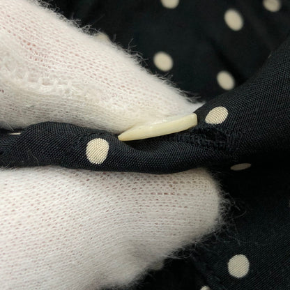 【現状渡し品】【メンズ】 WACKO MARIA ワコマリア DOTS HAWAIIAN SHIRT 13AW-DOTS-02 ドットハワイアンシャツ カジュアルシャツ 長袖 トップス 142-251108-hn-07-fur サイズ：S カラー：ネイビー系 万代Net店