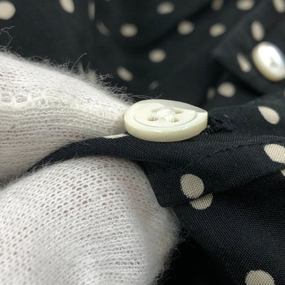 【現状渡し品】【メンズ】 WACKO MARIA ワコマリア DOTS HAWAIIAN SHIRT 13AW-DOTS-02 ドットハワイアンシャツ カジュアルシャツ 長袖 トップス 142-251108-hn-07-fur サイズ：S カラー：ネイビー系 万代Net店