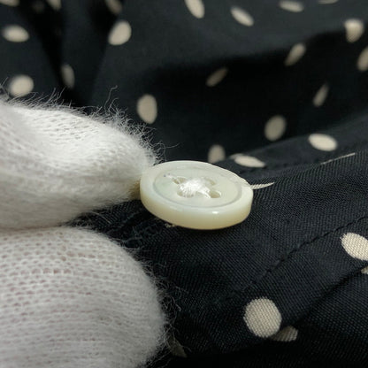 【現状渡し品】【メンズ】 WACKO MARIA ワコマリア DOTS HAWAIIAN SHIRT 13AW-DOTS-02 ドットハワイアンシャツ カジュアルシャツ 長袖 トップス 142-251108-hn-07-fur サイズ：S カラー：ネイビー系 万代Net店