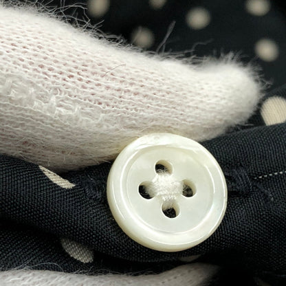 【現状渡し品】【メンズ】 WACKO MARIA ワコマリア DOTS HAWAIIAN SHIRT 13AW-DOTS-02 ドットハワイアンシャツ カジュアルシャツ 長袖 トップス 142-251108-hn-07-fur サイズ：S カラー：ネイビー系 万代Net店