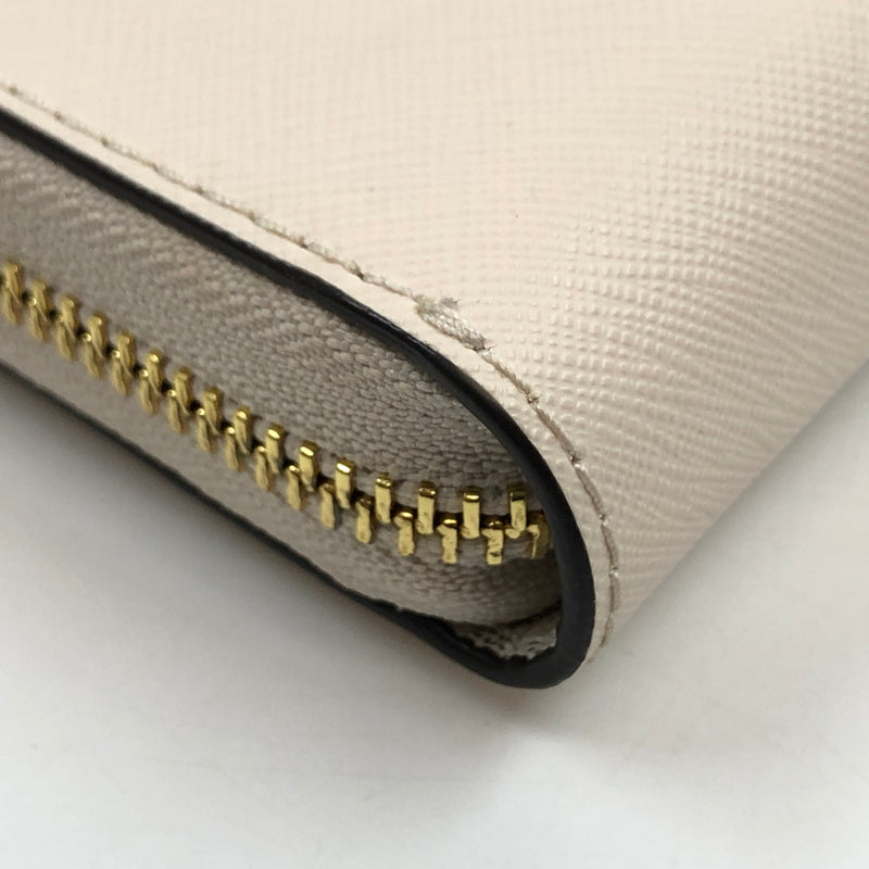 【中古美品】【レディース】 MICHAEL KORS マイケルコース ROUND ZIPPER LONG WALLET 35R3GTVE7B ラウンドジッパー ロングウォレット 長財布 財布 200-260705-hn-09-fur カラー：ベージュ系 万代Net店