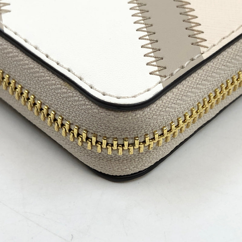 【中古美品】【レディース】 MICHAEL KORS マイケルコース ROUND ZIPPER LONG WALLET 35R3GTVE7B ラウンドジッパー ロングウォレット 長財布 財布 200-260705-hn-09-fur カラー：ベージュ系 万代Net店