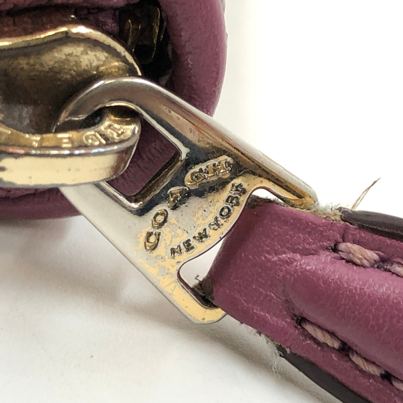 【中古品】【レディース】 COACH コーチ SIGNATURE LONG WALLET F54630 シグネチャーロングウォレット 長財布 財布 181-260705-hn-10-fur カラー：ベージュ/パープル 万代Net店