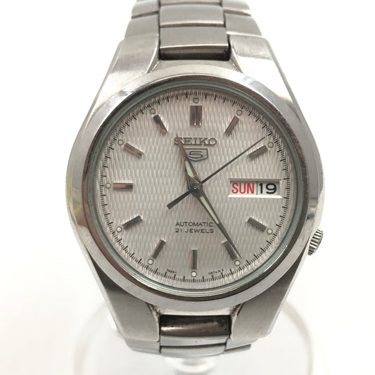 【中古品】【メンズ】 SEIKO セイコー ANALOG WATCH 7S26-02F0 自動巻き アナログ 腕時計 197-260927-hn-05-fur カラー：シルバー系 万代Net店