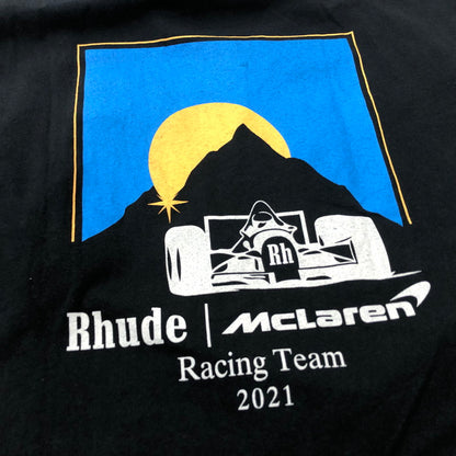 【中古品】【メンズ】  RHUDE ルード MCLAREN マクラーレン SS TEE Tシャツ  142-240521-tk-10-tei サイズ：L カラー：ブラック 万代Net店