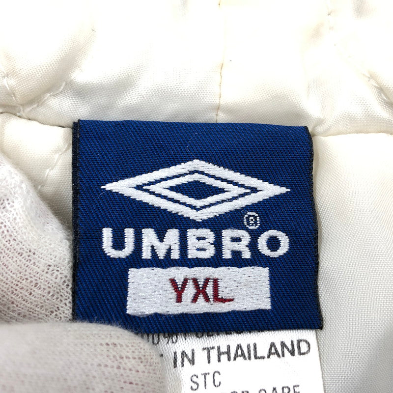【現状渡し品】【メンズ】 UMBRO アンブロ 00S HOODED JACKET フーデッドジャケット ナイロン アウター 146-260419-hn-02-fur サイズ：YXL カラー：ブラック/ホワイト 万代Net店