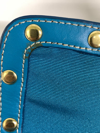 【現状渡し品】【レディース】 COACH コーチ シグネチャー ソーホー ショルダーバッグ 9758 レディース カバン 180-261025-em-13-min カラー：ブラウン × ターコイズブルー（金具：ゴールド） 万代Net店