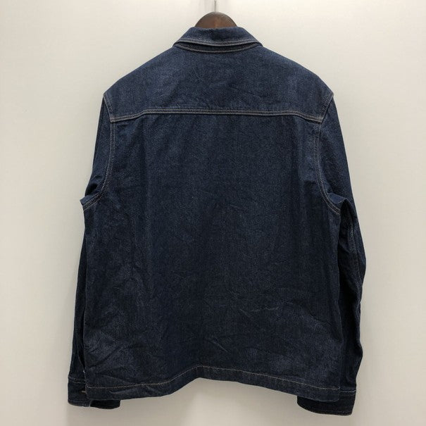 【中古品】【メンズ】 STUSSY ステューシー DENIM ZIP UP WORK SHIRT デニムジャケット ワークジャケット "(fuz)" 142-250913-RH-01-tom サイズ：L カラー：INDIGO 万代Net店