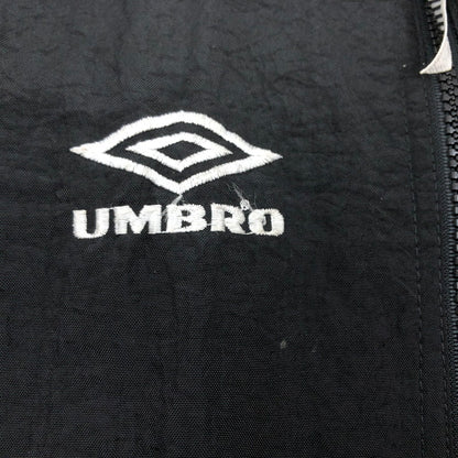 【現状渡し品】【メンズ】 UMBRO アンブロ 00S HOODED JACKET フーデッドジャケット ナイロン アウター 146-260419-hn-02-fur サイズ：YXL カラー：ブラック/ホワイト 万代Net店