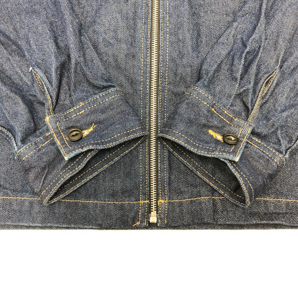 【中古品】【メンズ】 STUSSY ステューシー DENIM ZIP UP WORK SHIRT デニムジャケット ワークジャケット "(fuz)" 142-250913-RH-01-tom サイズ：L カラー：INDIGO 万代Net店