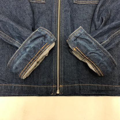 【中古品】【メンズ】 STUSSY ステューシー DENIM ZIP UP WORK SHIRT デニムジャケット ワークジャケット "(fuz)" 142-250913-RH-01-tom サイズ：L カラー：INDIGO 万代Net店