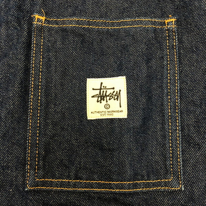 【中古品】【メンズ】 STUSSY ステューシー DENIM ZIP UP WORK SHIRT デニムジャケット ワークジャケット "(fuz)" 142-250913-RH-01-tom サイズ：L カラー：INDIGO 万代Net店