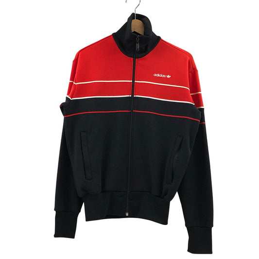 【中古品】【メンズ】 adidas アディダス 00S TRACK JACKET インドネシア製 トラックジャケット アウター 146-260419-hn-03-fur サイズ：S カラー：ブラック/レッド 万代Net店