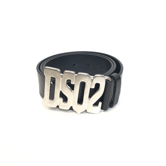 【中古品】【メンズ】 DSQUARED2 ディースクエアード DSQ2 PLAQUE プラーク レザーベルト ベルト 205-260717-rt-23-tagh カラー：ブラック 万代Net店