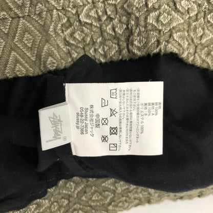 【中古品】【メンズ】 STUSSY ステューシー STUSSY BRYAN DIAMOND JACKET ジップ ジャケット (fuz) 142-250916-RH-01-tom サイズ：M カラー：グリーン/ダイアモンド柄 万代Net店