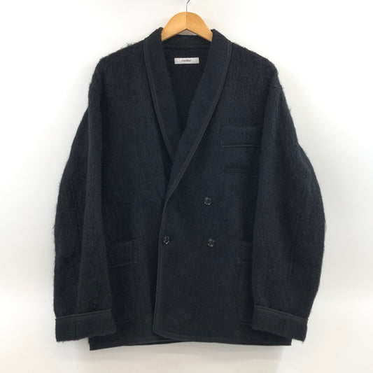 【中古品】【メンズ】 EXODUS エクソダス SHAGGY DOUBLE SMOKING JACKET 25AW-JKT-04 シャギー ダブル スモーキングジャケット アウター 140-260928-hn-06-fur サイズ：L カラー：ブラック 万代Net店
