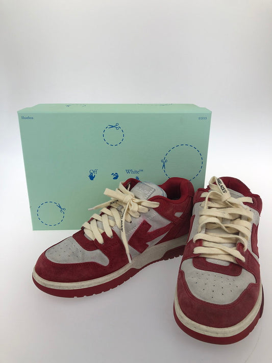 【中古品】【メンズ】 NIKE ナイキ オフホワイト OFF-WHITE OMIA189F22LEA0120125 22AW OUT OF OFFICE CALF LEATHER WHT BAROLO LOW TOPS 162-241212-SY-04-iwa サイズ：41 カラー：RED WHITE 万代Net店