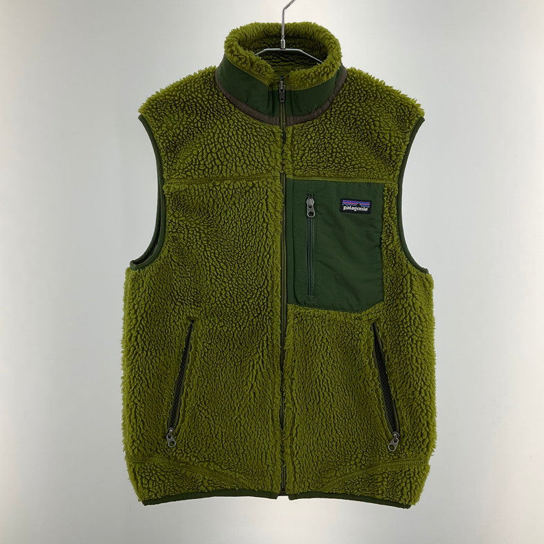 【中古品】patagonia パタゴニア クラシックレトロXベスト 144-260409-SS-02-iwa サイズ：XS カラー：グリーン 万代Net店